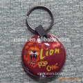 ready sale printing cool lion pattern pvc keychain light